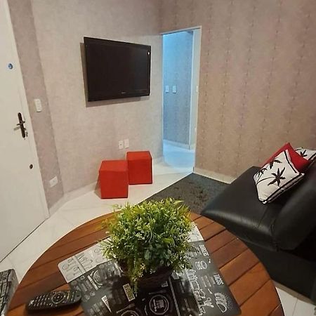 113 Canto Do Forte - 1Dorm - 200 M Da Praia E 20M Dos Bares E Restaurantes - Estacionamento Gratuito E Wi Fi , Tv A Cabo Praia Grande  Kültér fotó