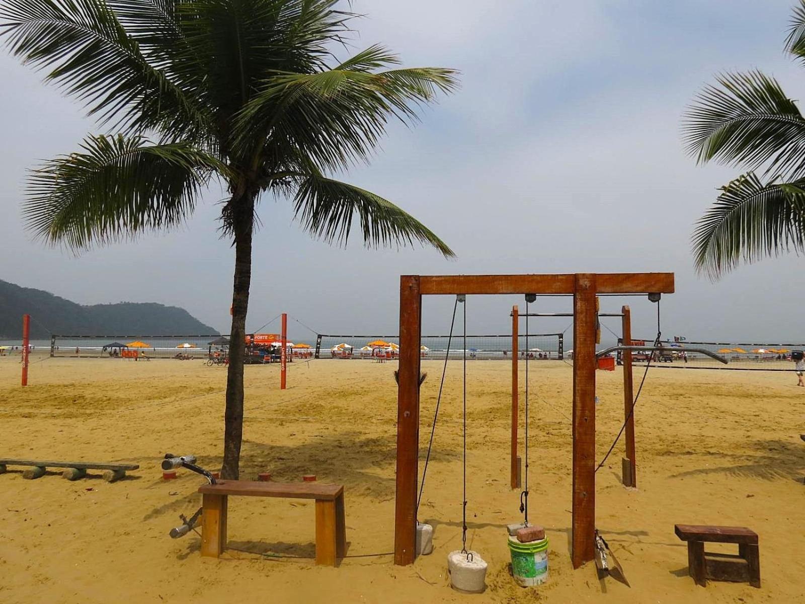 113 Canto Do Forte - 1Dorm - 200 M Da Praia E 20M Dos Bares E Restaurantes - Estacionamento Gratuito E Wi Fi , Tv A Cabo Praia Grande  Kültér fotó